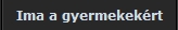 Ima a gyermekekért